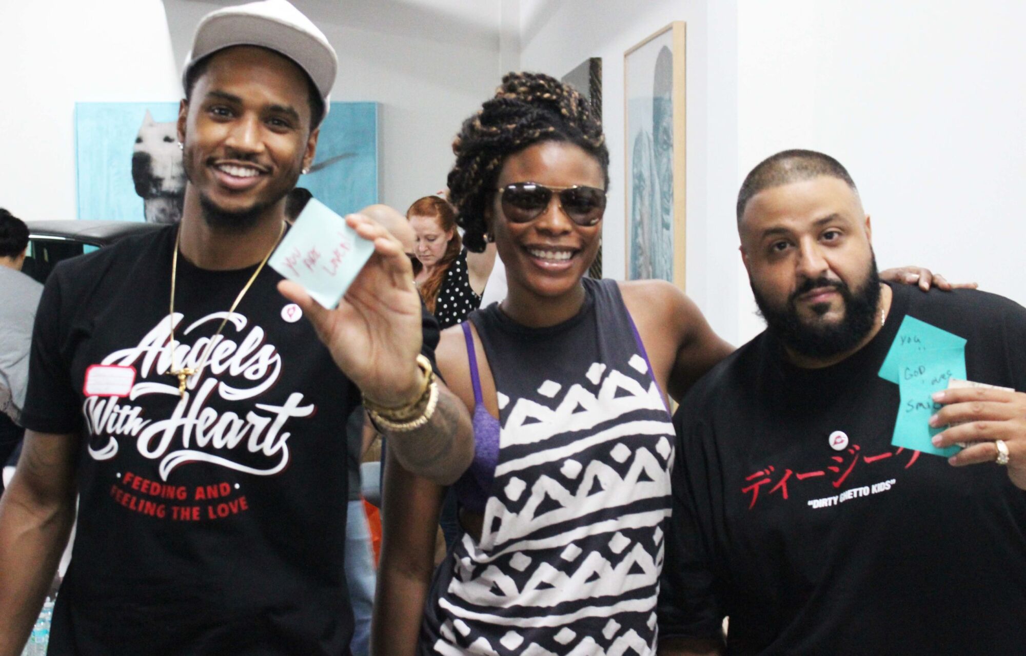 Trey Songz And Friends Spend The Day Giving Back