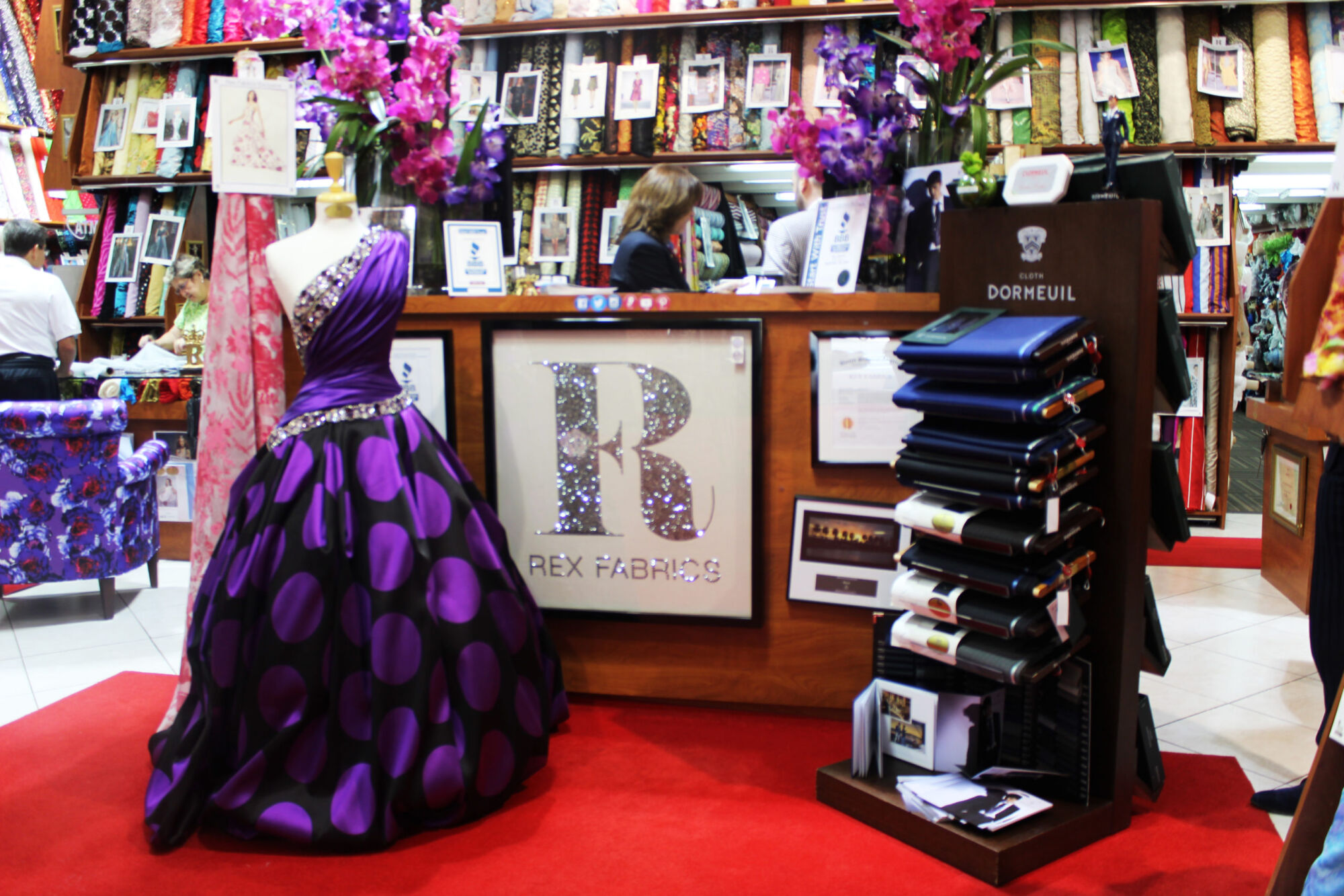 This Miami Store Sells Fabrics For Red Carpet Style Gowns