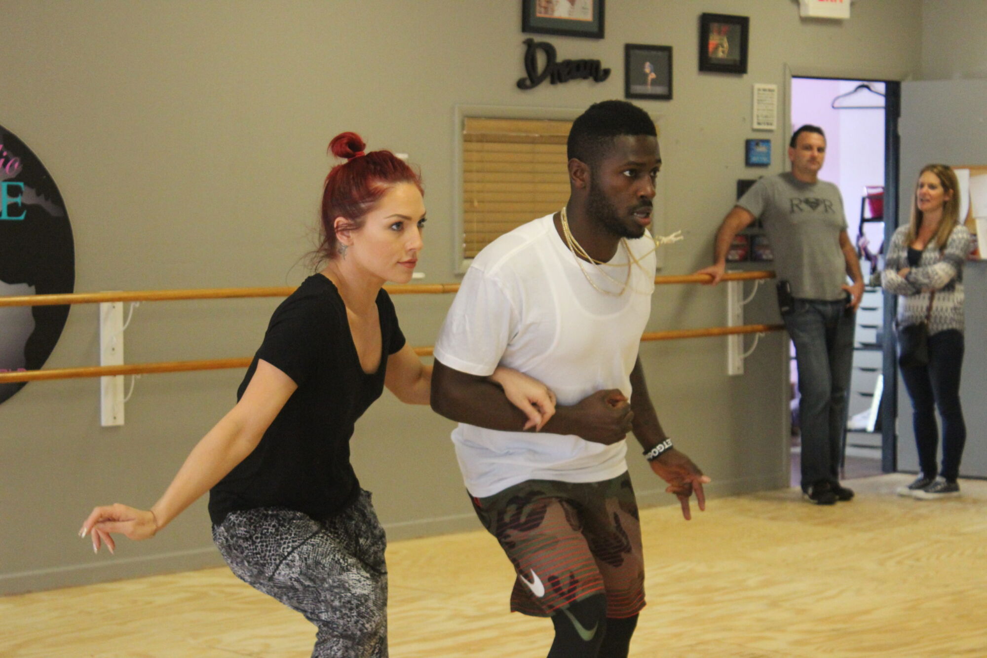 NFL Star Antonio Brown Learns to Dance